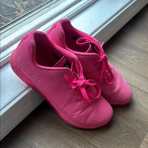 NOBULL Pink Sneakers Breathable Knit Design